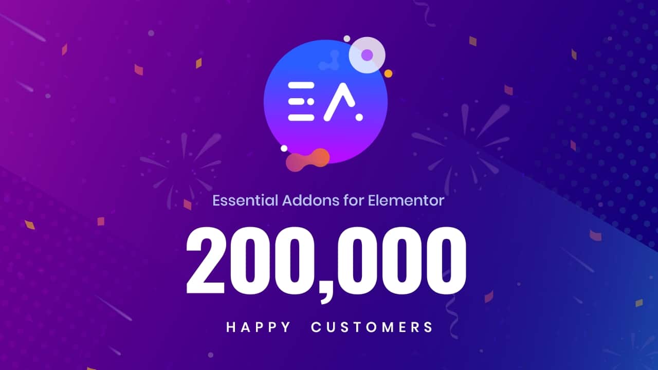 Most Popular Elementor Addons Library: Essential Addons Hits 400,000+ Active Users 3
