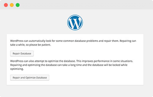 locked out error WordPress